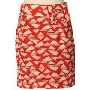 Tulle Silk/Cotton Triangles Skirt w pockets! M